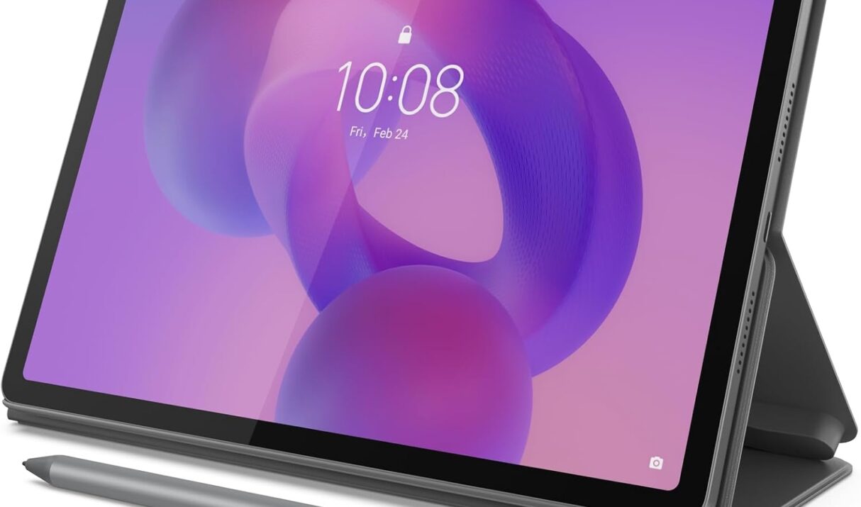 Lenovo Idea Tab – College Tablet – 11″ 2.5K IPS Touchscreen Display – 90Hz – MediaTek Dimensity 6300-4 GB Memory – 128 GB Storage – Integrated Arm Mali-G57 MC2 – Tab Pen and Folio Case