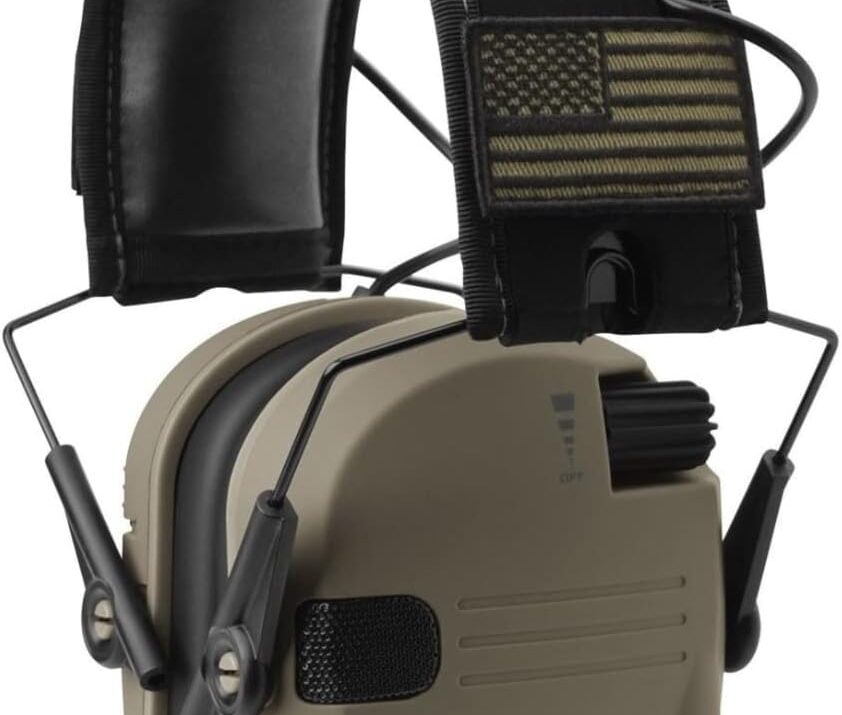 Walker’s Razor Slim Ultra Low Profile Compact Design Adjustable Range Shooting Hunting Hearing Protection Electronic Earmuffs