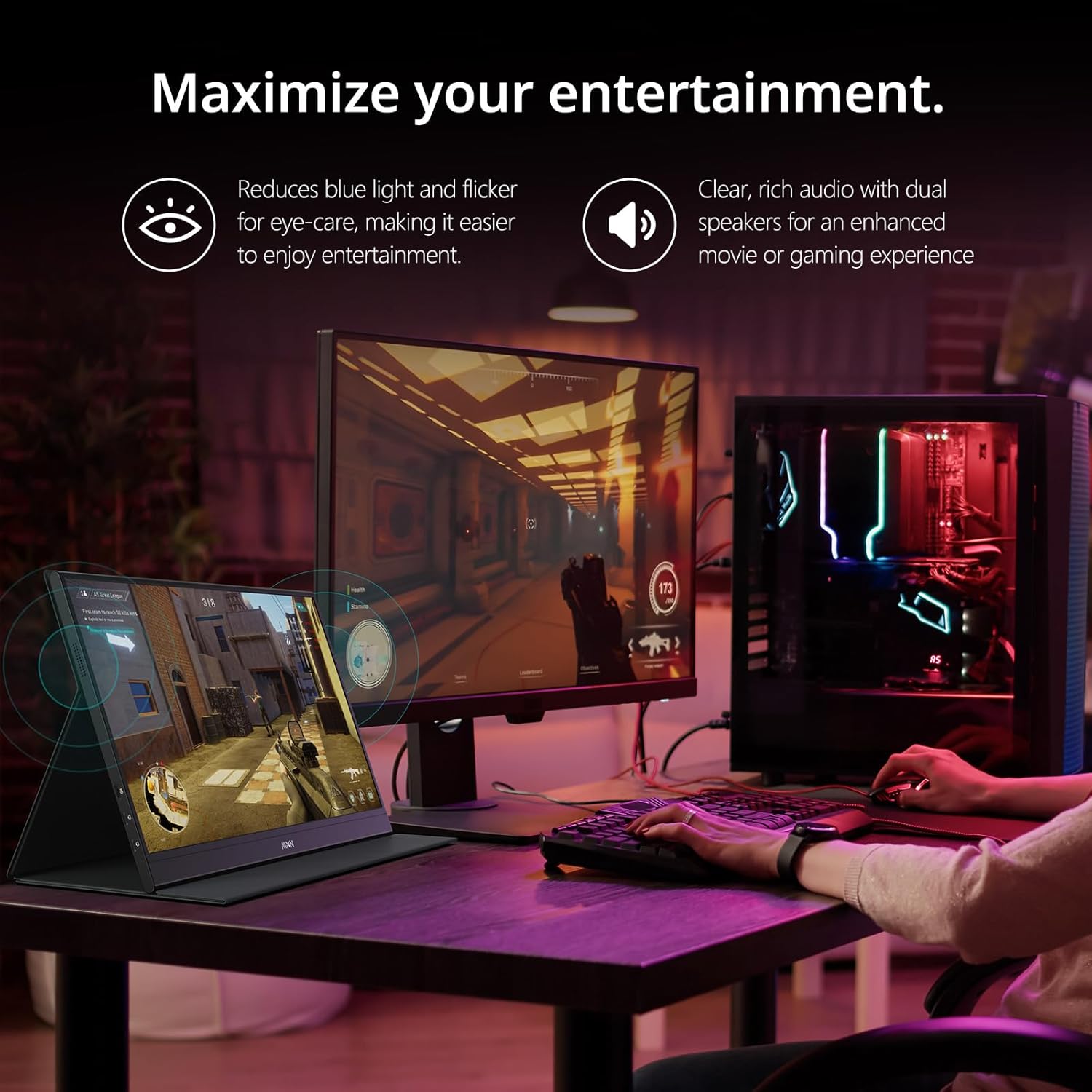 MNN Portable Monitor Lifestyle Usage